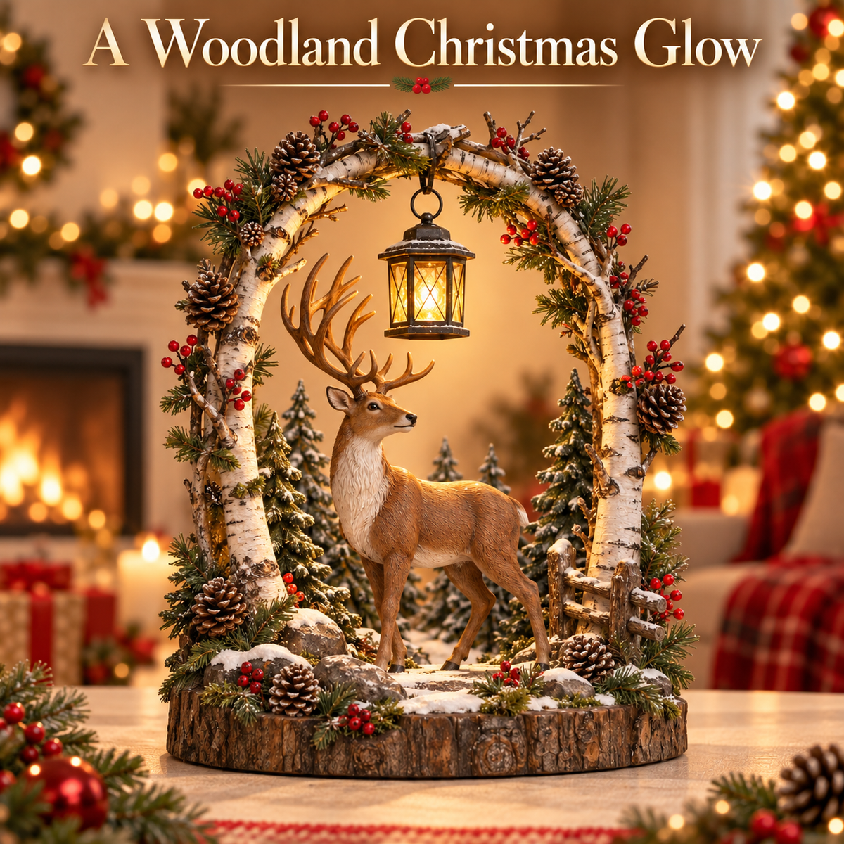 🔥Hot Sale 50% OFF !! - 🎁Woodland Reindeer Lantern