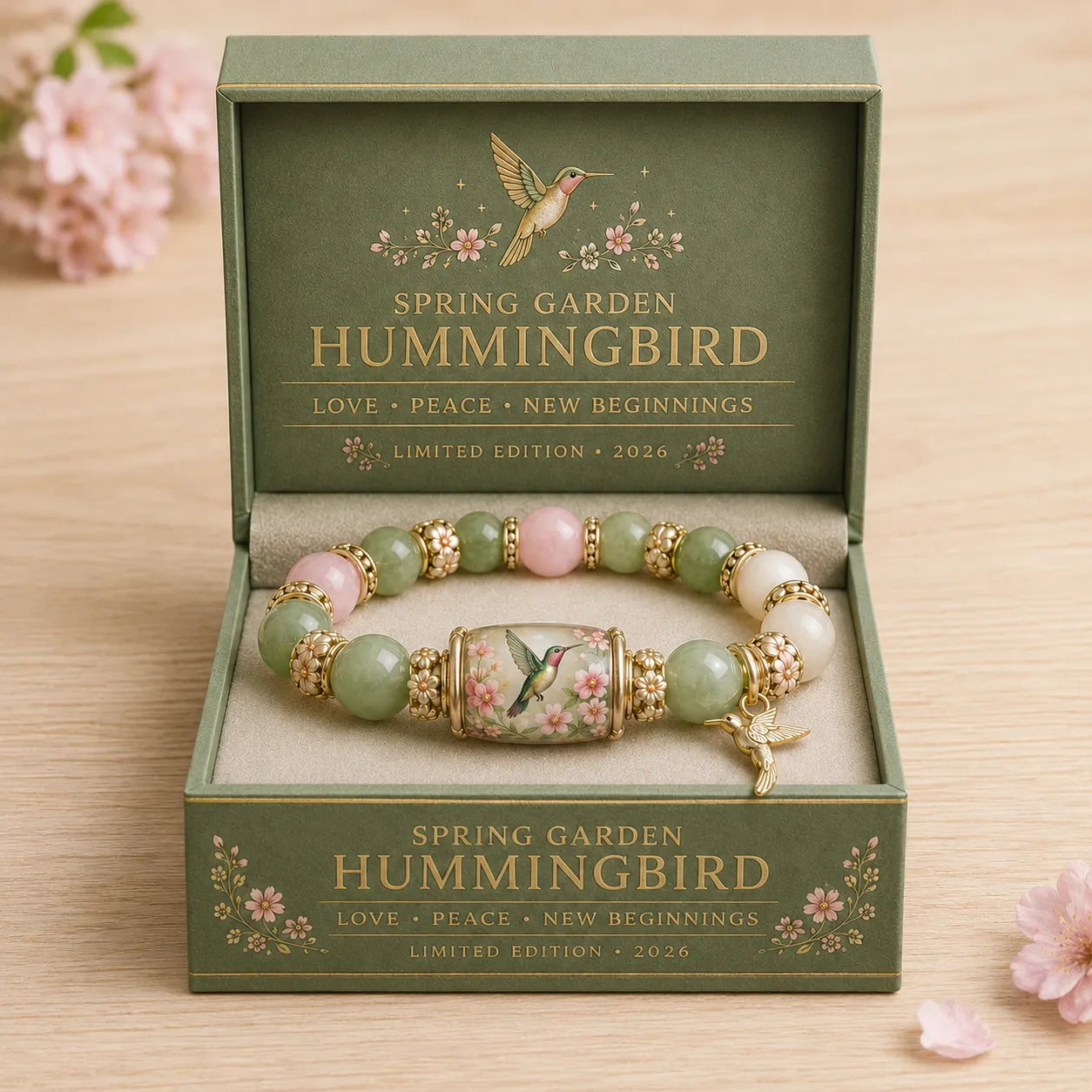 💗Love, Peace & Spring Blessings 🌿 | 2026 Limited Edition Handmade Bracelet