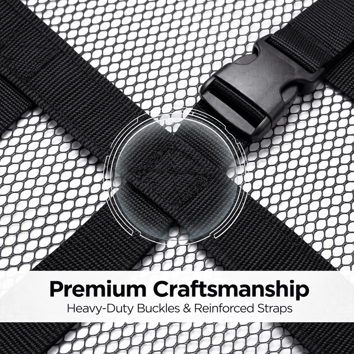 🚙 FlyDome™ Car Ceiling Cargo Net – Overhead Storage Organizer for SUVs & Sedans