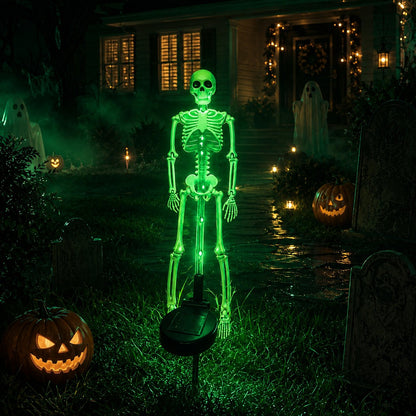💥LAST DAY 50% OFF🔥💀 Solar Skeleton Yard Stake