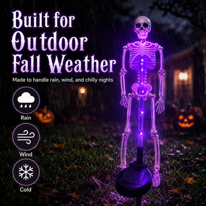 💥LAST DAY 50% OFF🔥💀 Solar Skeleton Yard Stake