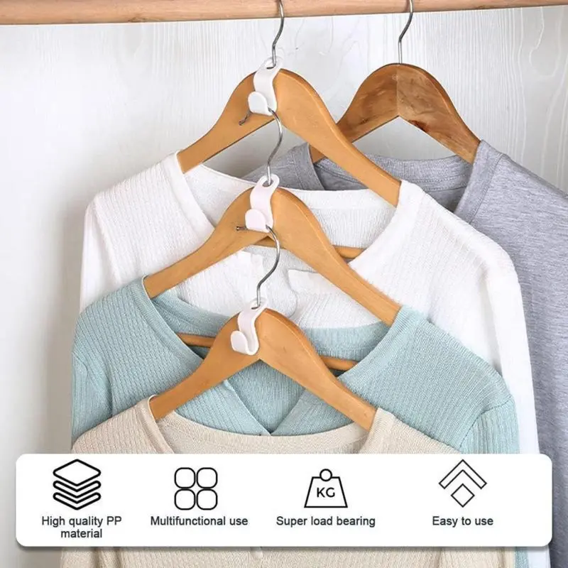 ✨Day Sale 50% OFF✨Space Saving Hangers Connector Hooks 20 Counts(Triple Your Closet Space)