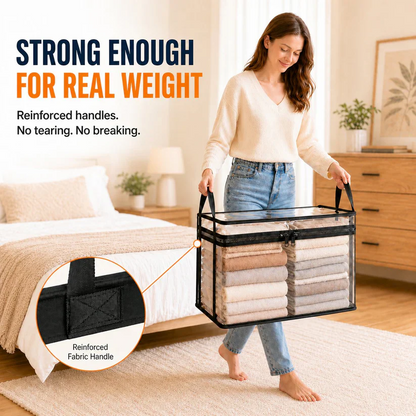 🎁 250th Anniversary Special Day Sale 49% OFF📦Large Heavy-Duty Thick Plastic Clear Storage