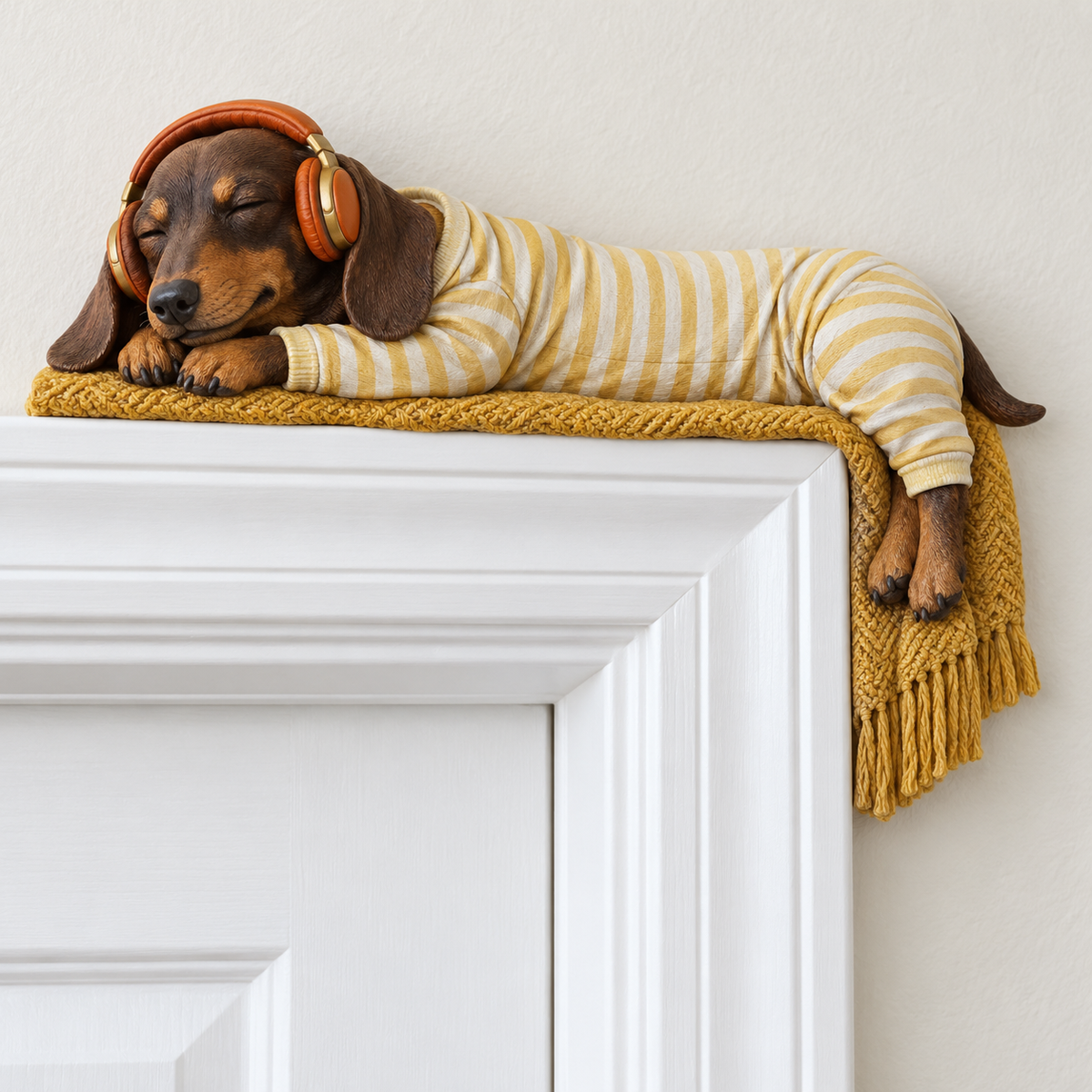 🔥Hot Sale 50% OFF - 💤Sleeping Dachshund Door Topper