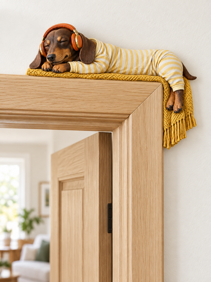 🔥Hot Sale 50% OFF - 💤Sleeping Dachshund Door Topper