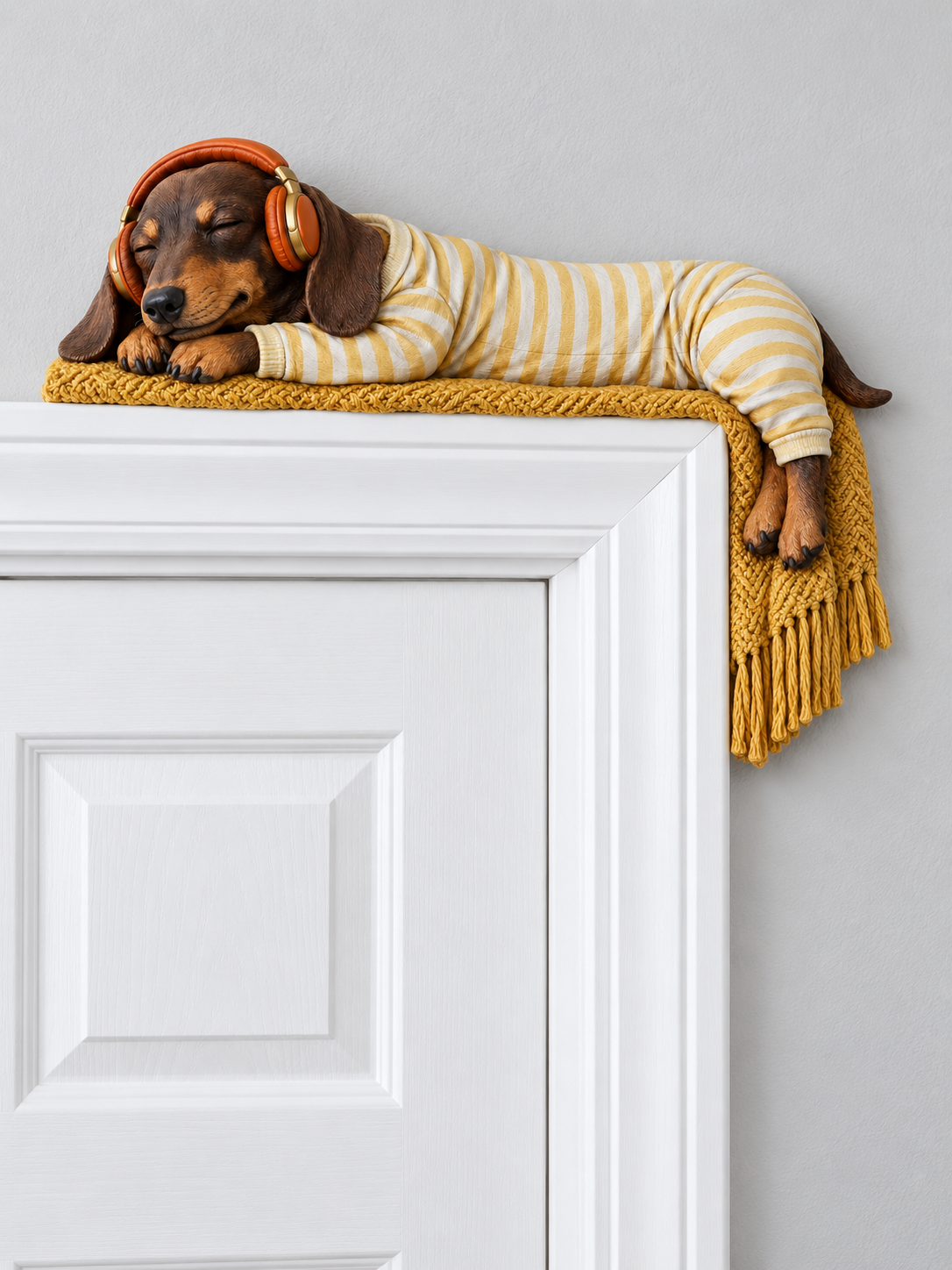 🔥Hot Sale 50% OFF - 💤Sleeping Dachshund Door Topper