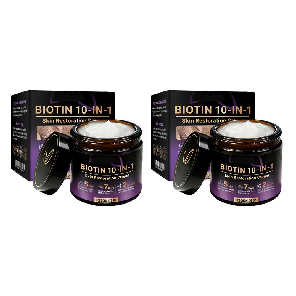 👨‍⚕️✨Made and Shipped from USA ✨Biotin 10-in-1 Skin Restoration Cream