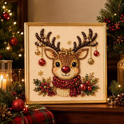 🧘Relaxing & Beginner-Friendly - 🎨💎DIY Christmas Pearl Diamond Painting Art Kit🔥Buy 2 Free Shipping