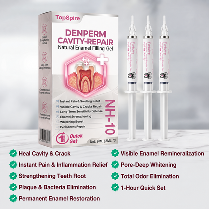 TopSpire® DenPerm Cavity-Repair Natural Enamel Filling Gel