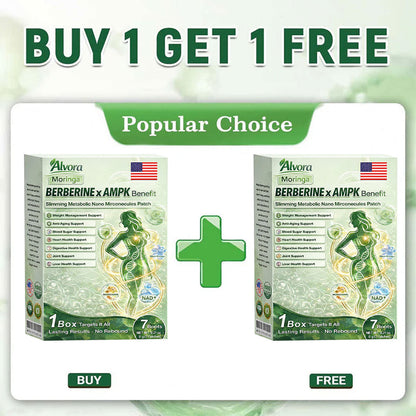 🔥Vilnexa™ Moringa × AMPK 8-Benefit Slimming & Metabolic Nano Microneedle Patch 🇺🇸  Just once a day · Visible changes in 7 days