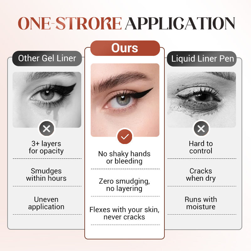 🔥Final 3 Hours: Buy One, Get One FREE!🔥24HR Waterproof Eyeliner a Day to Night Wear