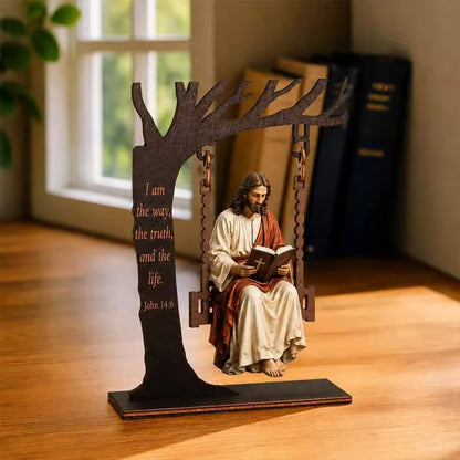 🔥Last Day 50% OFF - ✝️📚Christian Jesus Swing Ornament
