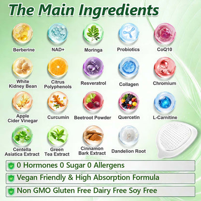 🔥Vilnexa™ Moringa × AMPK 8-Benefit Slimming & Metabolic Nano Microneedle Patch 🇺🇸  Just once a day · Visible changes in 7 days