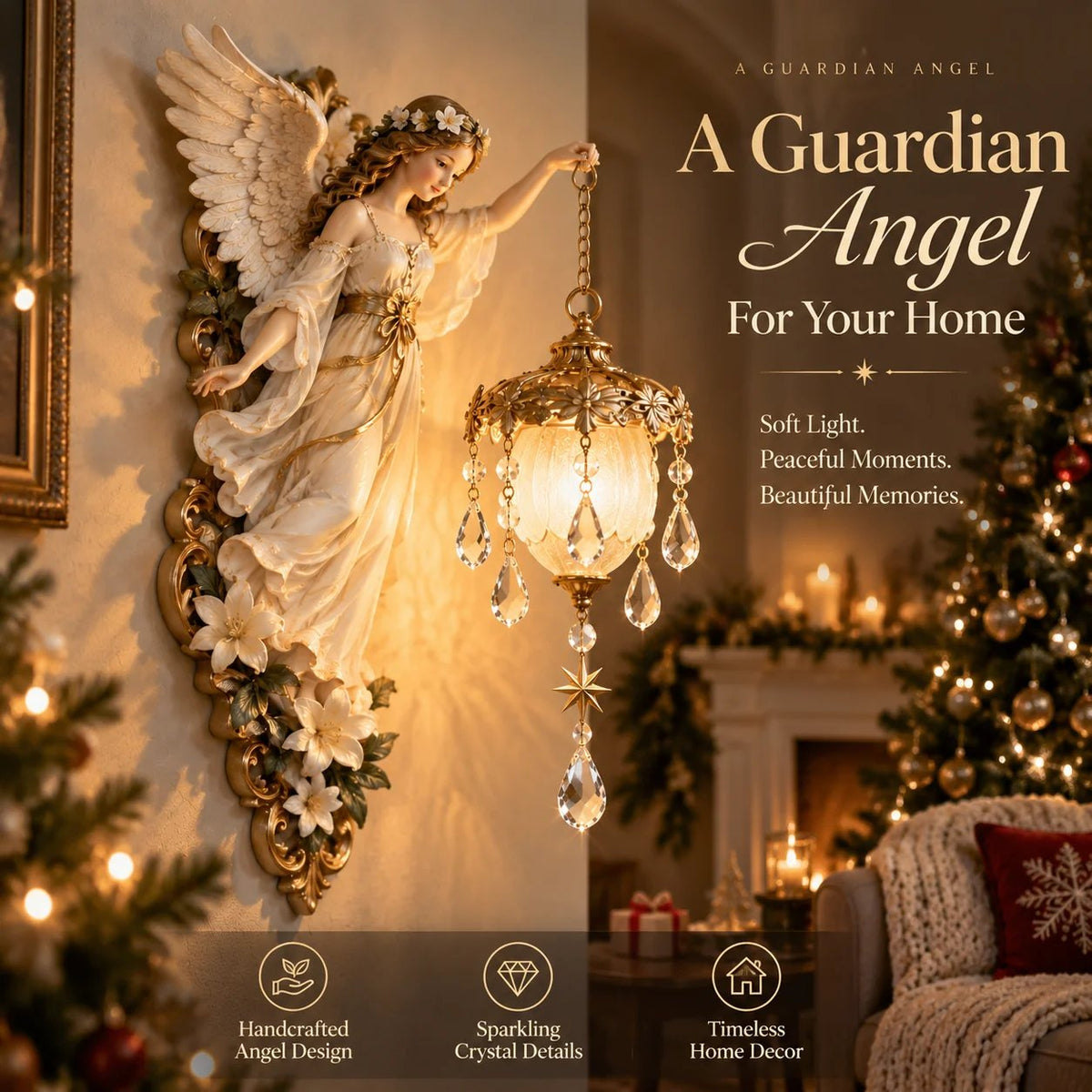 🔥Buy 2 Get 10% OFF🔥Guardian Angel Crystal Light