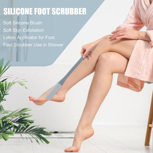 🦶Long‑Handle Silicone Foot Cleaning Brush (2PCS)