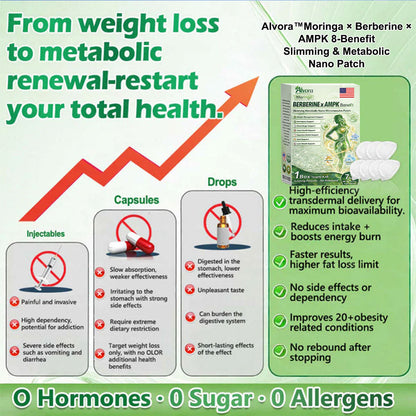 🔥Vilnexa™ Moringa × AMPK 8-Benefit Slimming & Metabolic Nano Microneedle Patch 🇺🇸  Just once a day · Visible changes in 7 days