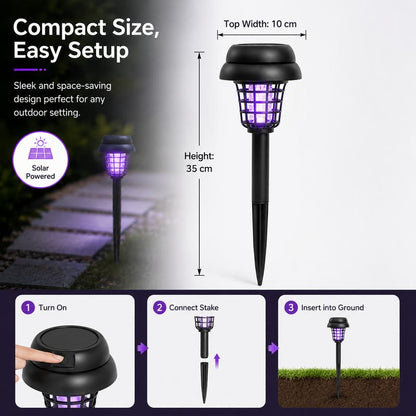 Solar Mosquito Zapper Light