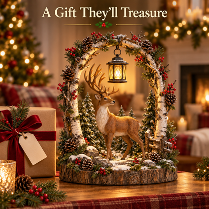 🔥Hot Sale 50% OFF !!  - 🎁Woodland Reindeer Lantern