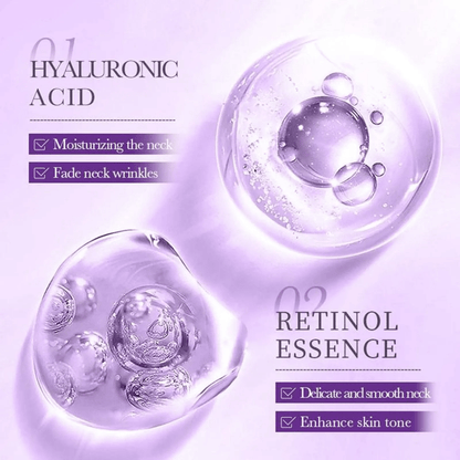 ✨ Roller Massage Cream  — 🧴 Infused with Retinol & Hyaluronic Acid | Firms the Neck, Reduces Wrinkles & Double Chin