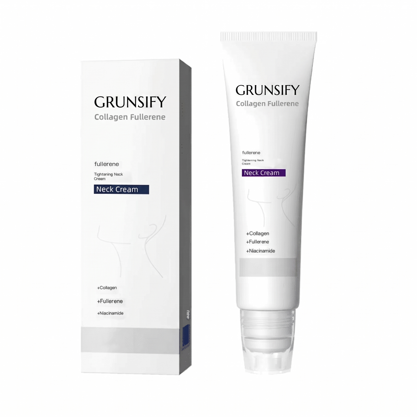 ✨ Roller Massage Cream  — 🧴 Infused with Retinol & Hyaluronic Acid | Firms the Neck, Reduces Wrinkles & Double Chin