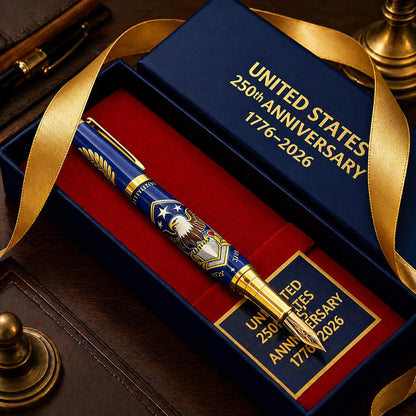 USA 250th Anniversary Notebook & Pen Set, 1776-2026 Patriotic Gift