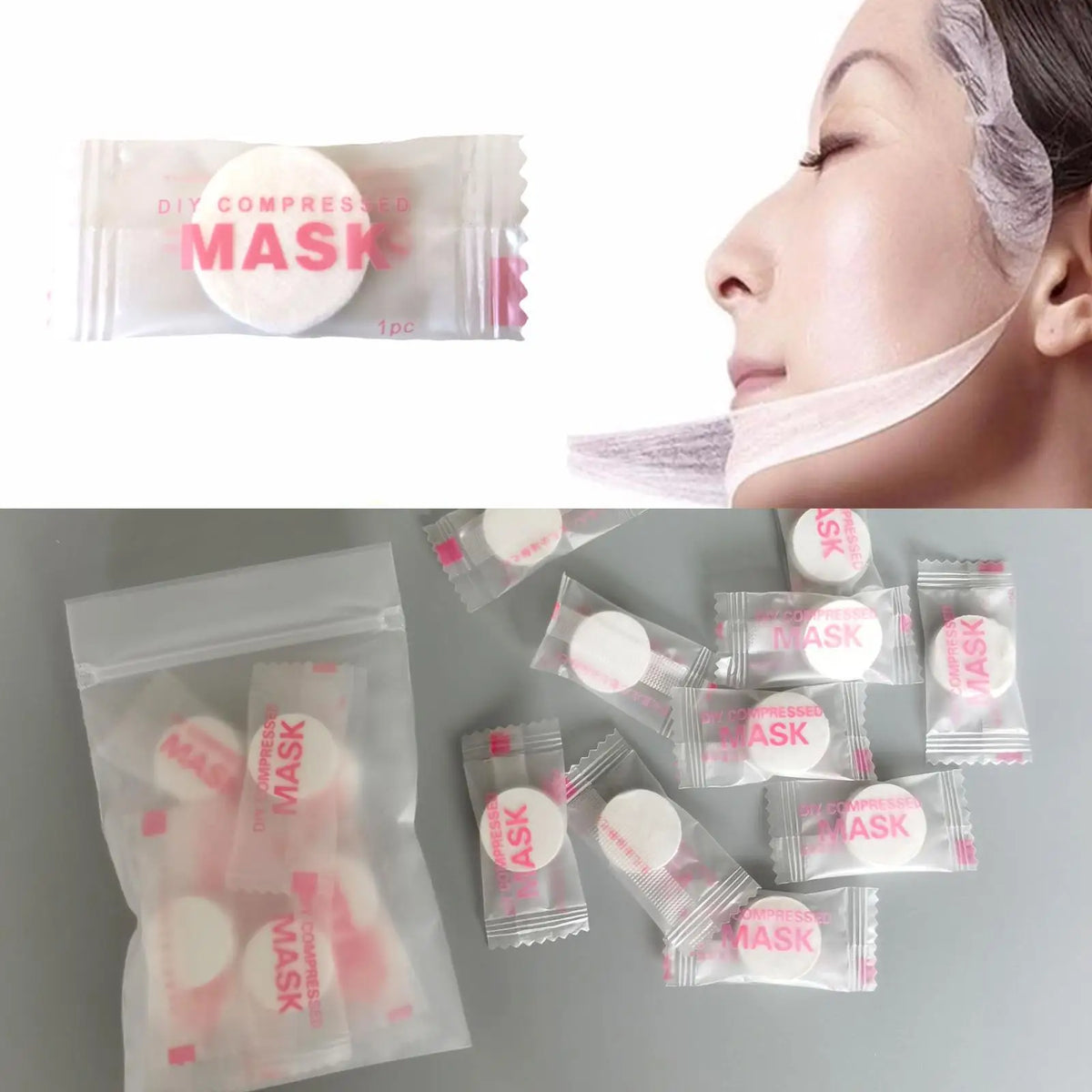 NEW High-end 30/50PCS Disposable Compressed Facial Mask Portable Non ...