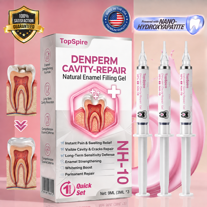 TopSpire® DenPerm Cavity-Repair Natural Enamel Filling Gel