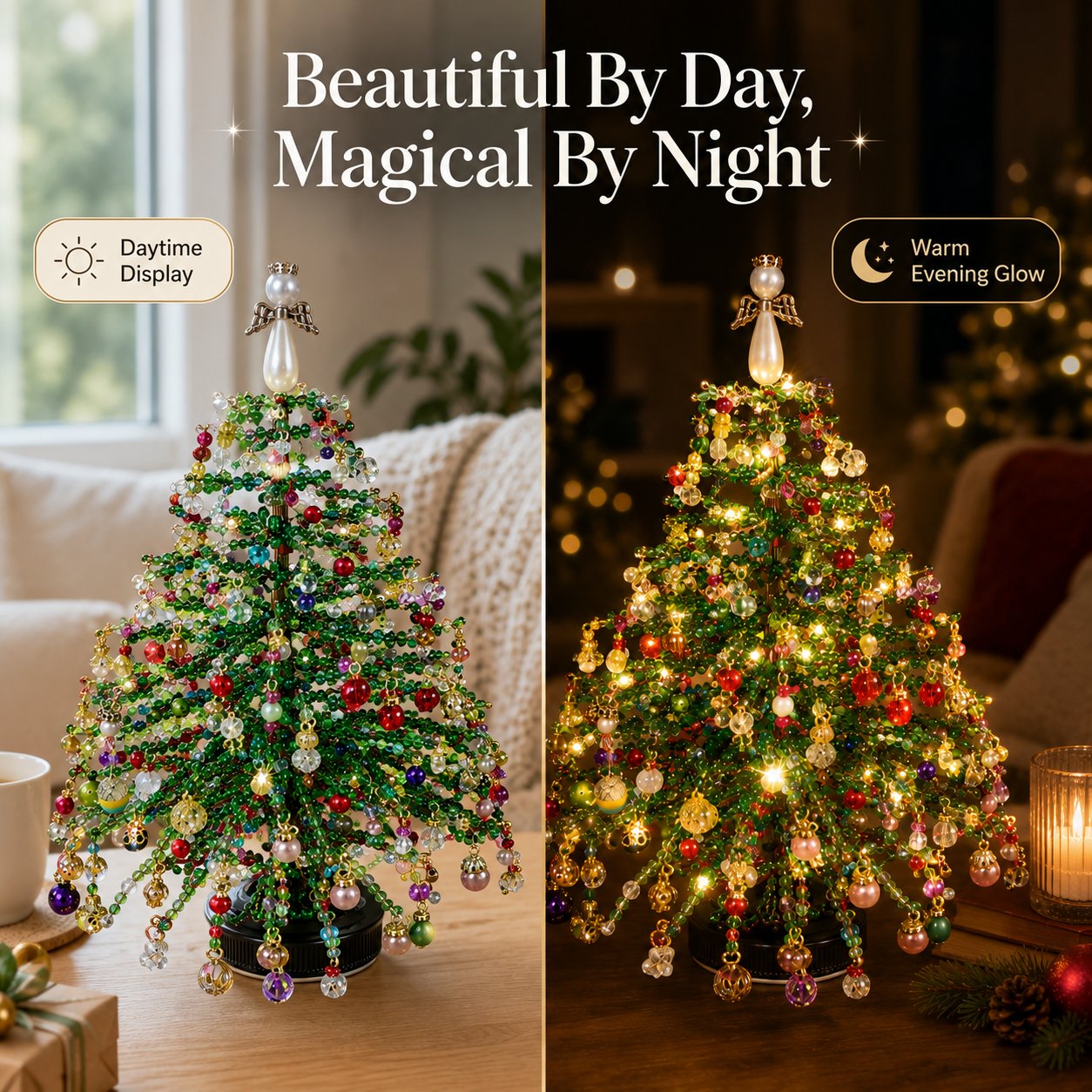🔥Last Day 49% OFF✨ DIY Beaded Christmas Tree Kit🎅🎄