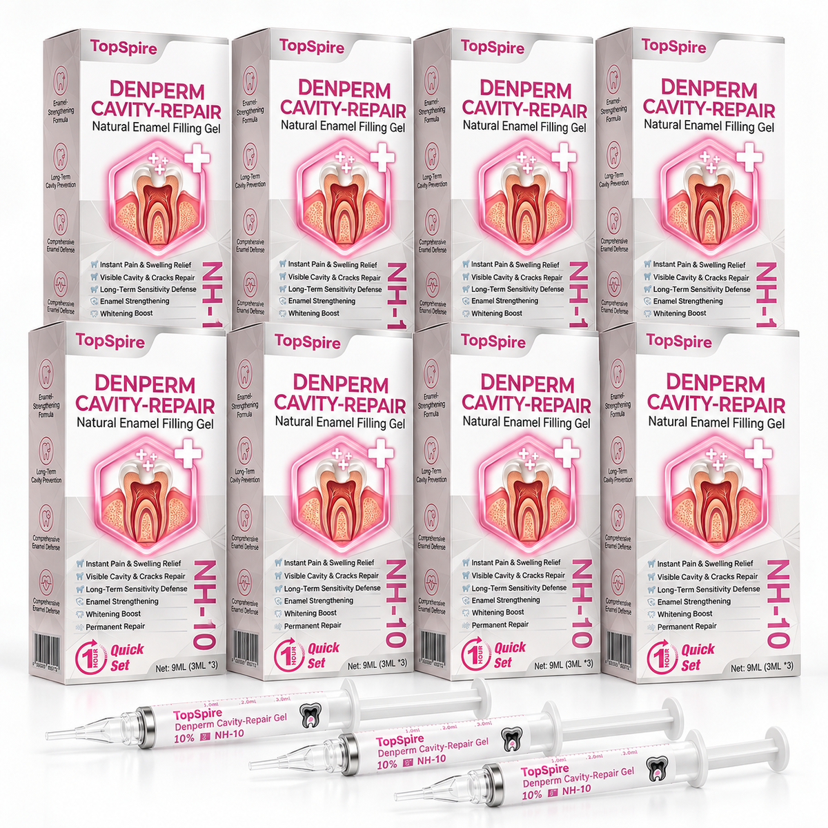 TopSpire® DenPerm Cavity-Repair Natural Enamel Filling Gel