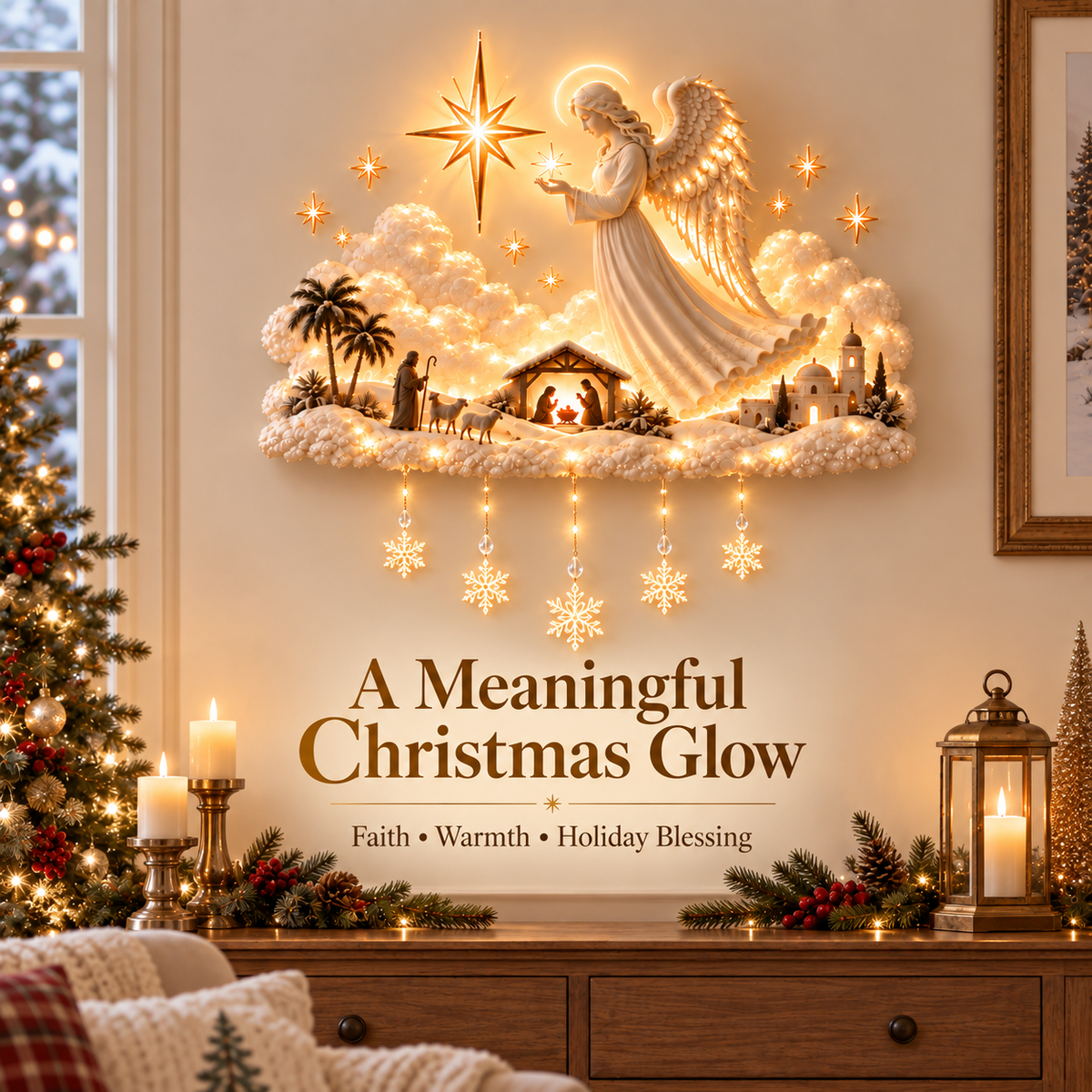 ✨ Christmas Blessing Angel Glow