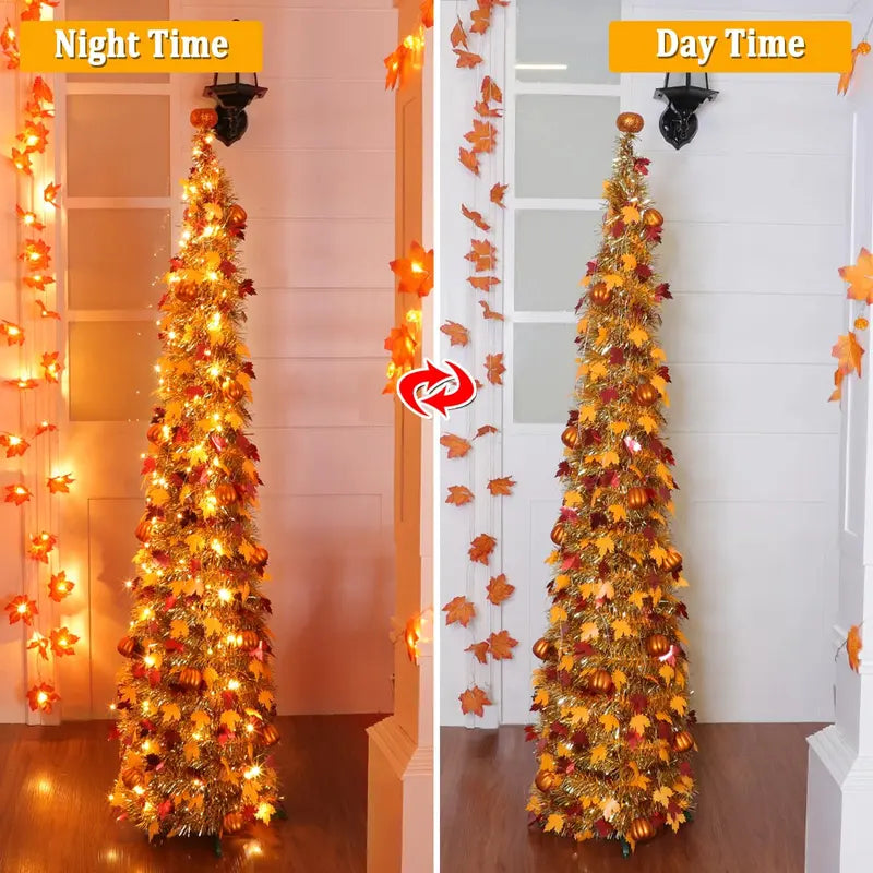 🔥HOT SALE 49% OFF🔥 - 🎃 Pumpkin Glow Maple Tree