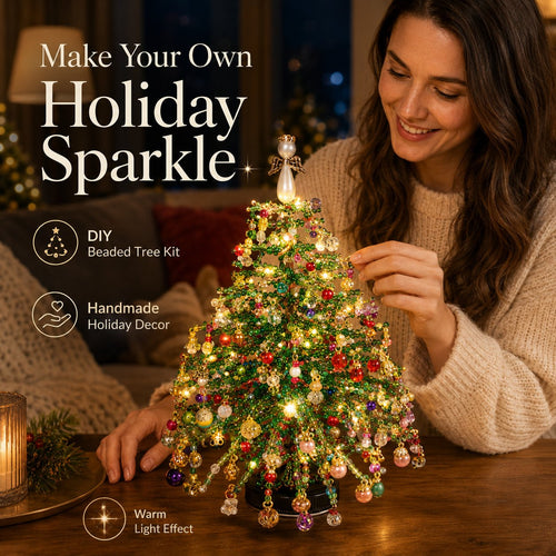 🔥Last Day 49% OFF✨ DIY Beaded Christmas Tree Kit🎅🎄