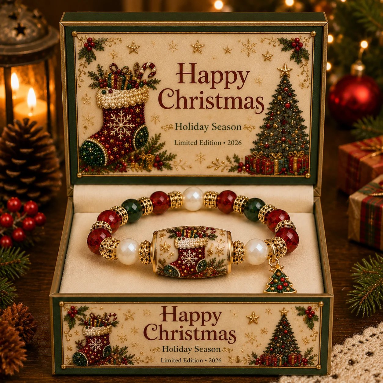 💥LAST DAY 50% OFF💥 - 🎄Limited Edition 2026 Christmas Magic Collection Bracelet