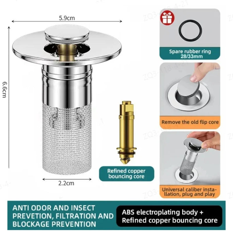🎁💥LAST DAY SALE 57% OFF!!🔥Stainless Steel Floor Drain Filter