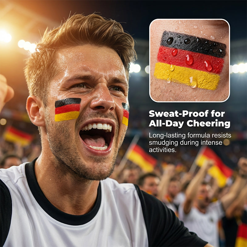 🏆Buy 1 get 1 free🎉National Flag Face Paint Stick for Sports Fansa⚽